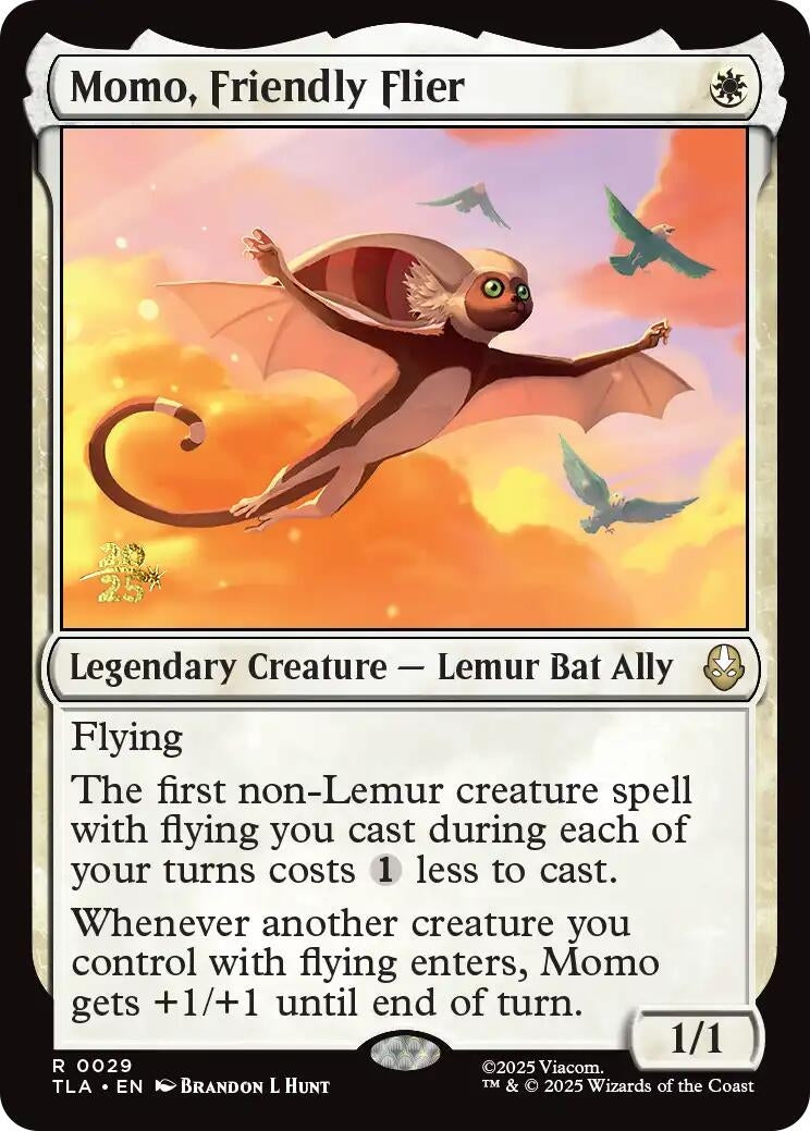 Image for Momo, Friendly Flier (29) (Prerelease Cards) - Magic: The Gathering