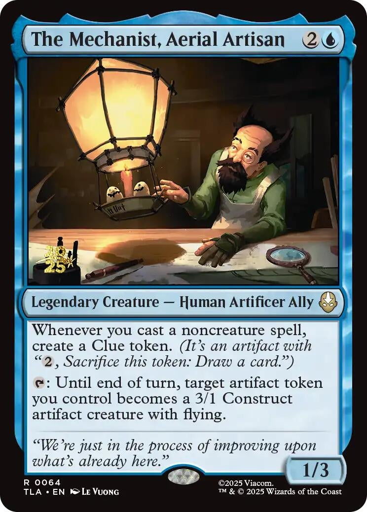 Image for The Mechanist, Aerial Artisan (64) (Prerelease Cards) - Magic: The Gathering