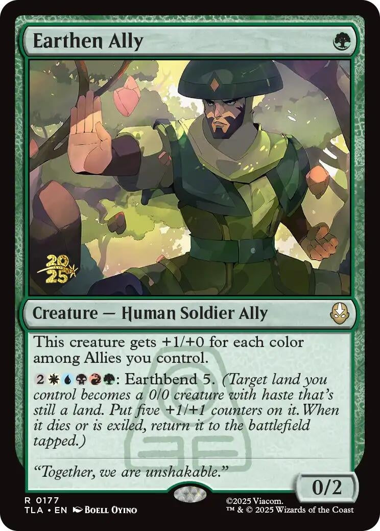 Image for Earthen Ally (177) (Prerelease Cards) - Magic: The Gathering