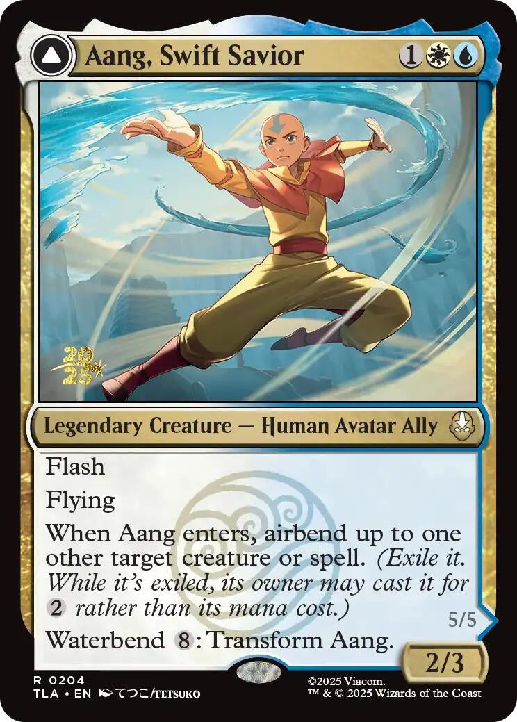 Image for Aang, Swift Savior (204) (Prerelease Cards) - Magic: The Gathering