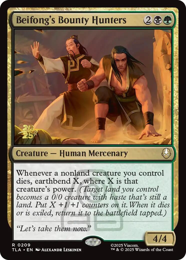 Image for Beifong's Bounty Hunters (209) (Prerelease Cards) - Magic: The Gathering
