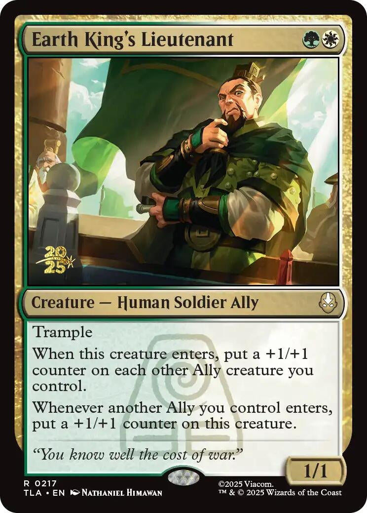 Image for Earth King's Lieutenant (217) (Prerelease Cards) - Magic: The Gathering