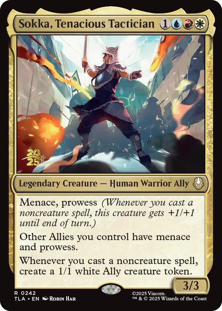 Image for Sokka, Tenacious Tactician (242) (Prerelease Cards) - Magic: The Gathering