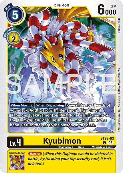 Image for Kyubimon (ST22-03) (ST22-03 C) - Digimon Card Game