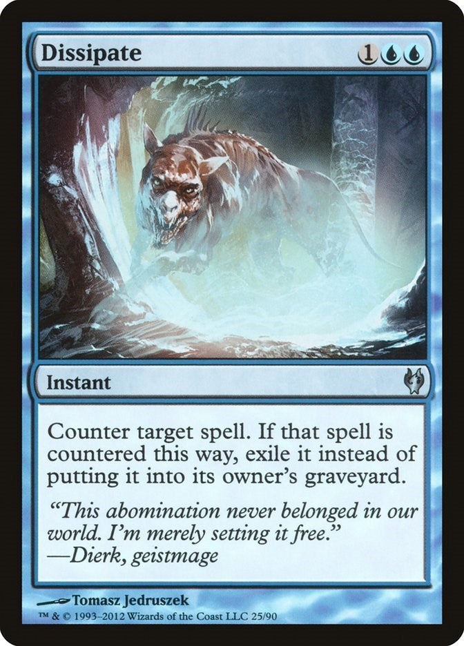 Image for Dissipate (25) (Duel Decks: Izzet vs. Golgari) - Magic: The Gathering