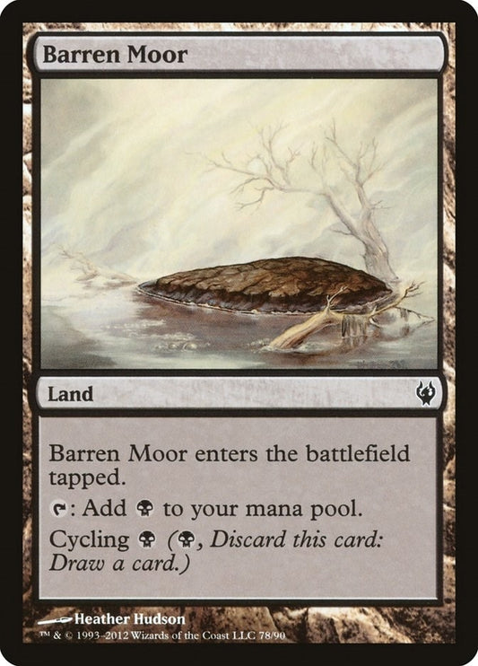 Image for Barren Moor (78) (Duel Decks: Izzet vs. Golgari) - Magic: The Gathering