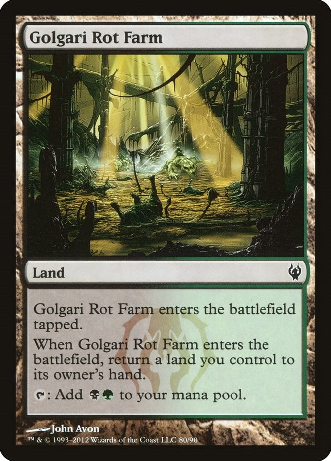 Image for Golgari Rot Farm (80) (Duel Decks: Izzet vs. Golgari) - Magic: The Gathering