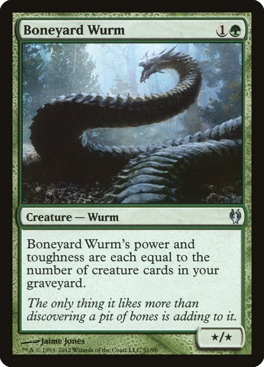 Image for Boneyard Wurm (51) (Duel Decks: Izzet vs. Golgari) - Magic: The Gathering
