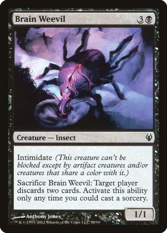 Image for Brain Weevil (58) (Duel Decks: Izzet vs. Golgari) - Magic: The Gathering
