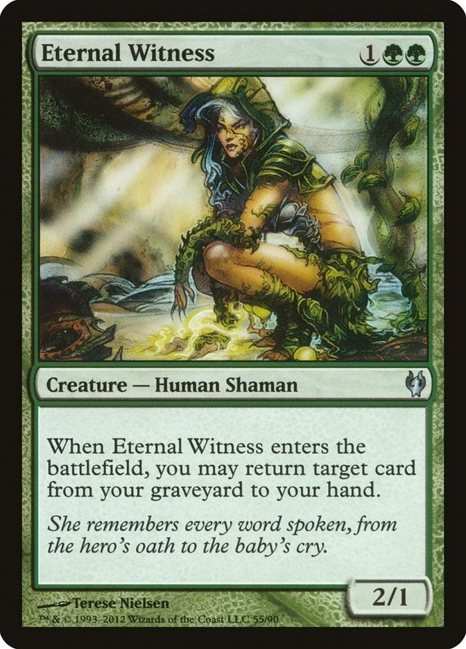 Image for Eternal Witness (55) (Duel Decks: Izzet vs. Golgari) - Magic: The Gathering