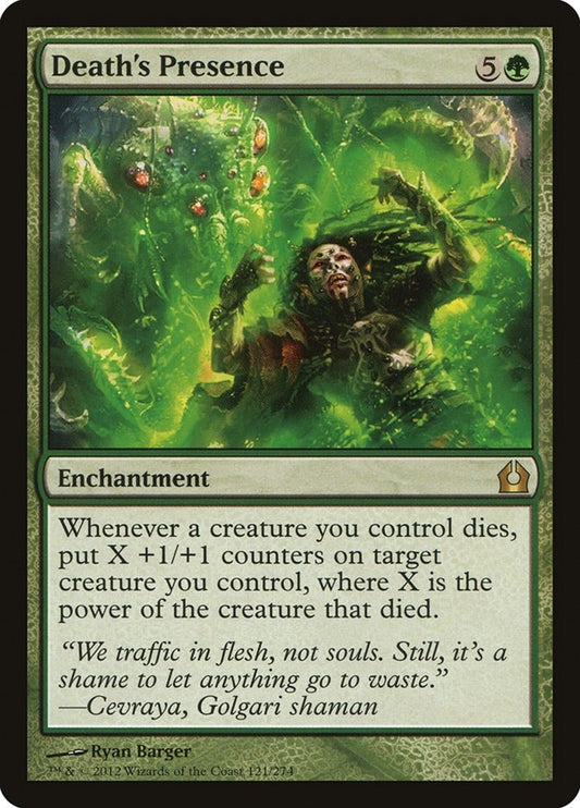 Image for Death's Presence (121) (Return to Ravnica) - Magic: The Gathering