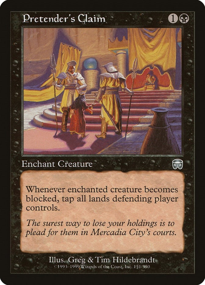 Image for Pretender's Claim (151) (Mercadian Masques) - Magic: The Gathering