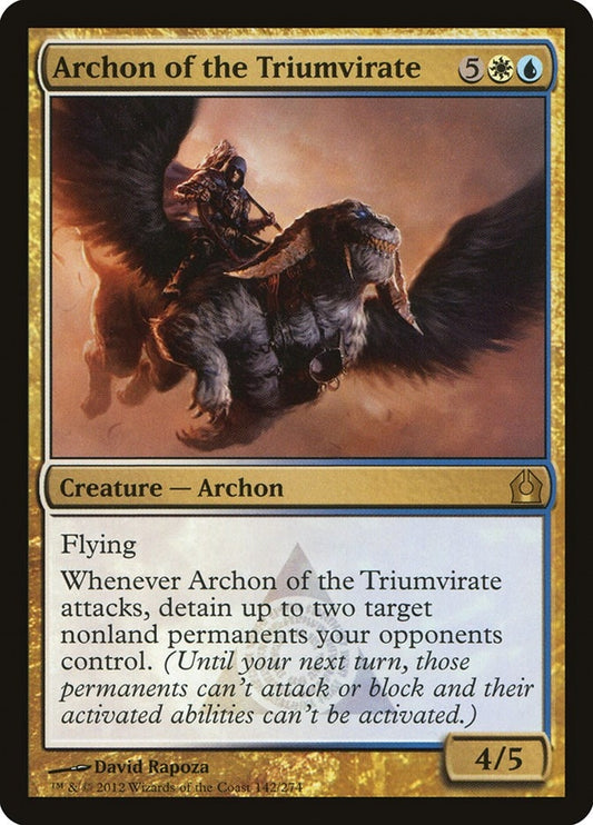 Image for Archon of the Triumvirate (142) (Return to Ravnica) - Magic: The Gathering