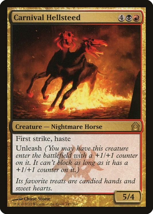 Image for Carnival Hellsteed (147) (Return to Ravnica) - Magic: The Gathering