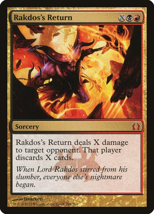 Image for Rakdos's Return (188) (Return to Ravnica) - Magic: The Gathering