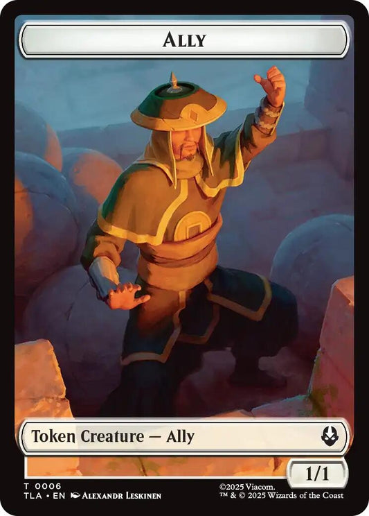 Image for Ally (0006) // Clue (0017) Double-Sided Token (6 // 17) (Avatar: The Last Airbender) - Magic: The Gathering
