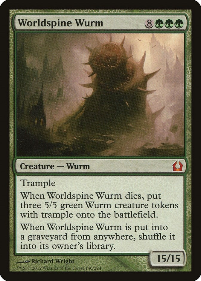 Image for Worldspine Wurm (140) (Return to Ravnica) - Magic: The Gathering