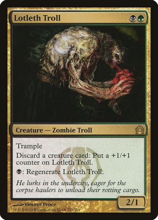 Image for Lotleth Troll (177) (Return to Ravnica) - Magic: The Gathering
