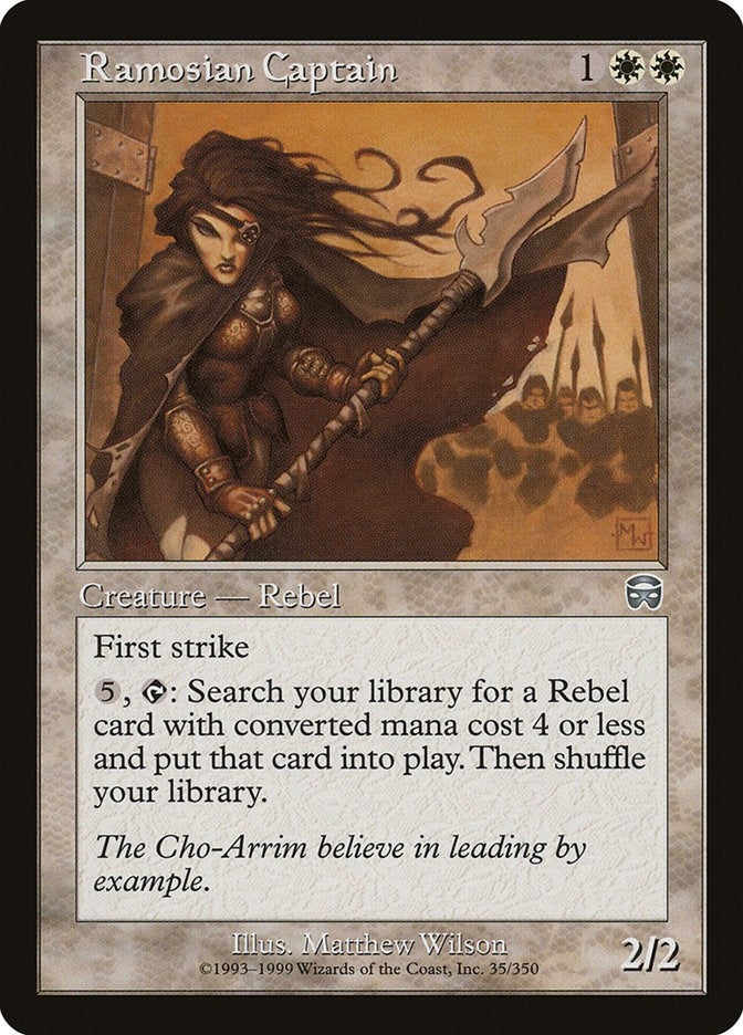 Image for Ramosian Captain (35) (Mercadian Masques) - Magic: The Gathering
