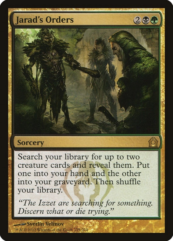 Image for Jarad's Orders (175) (Return to Ravnica) - Magic: The Gathering
