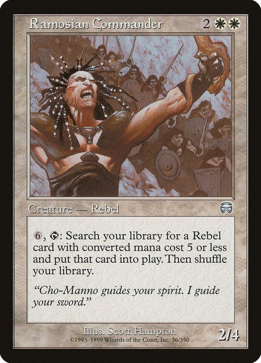 Image for Ramosian Commander (36) (Mercadian Masques) - Magic: The Gathering