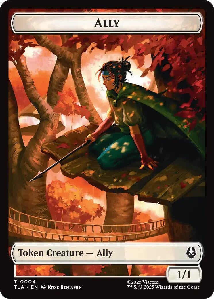 Image for Ally (0004) // Soldier (0011) Double-Sided Token (4 // 11) (Avatar: The Last Airbender) - Magic: The Gathering