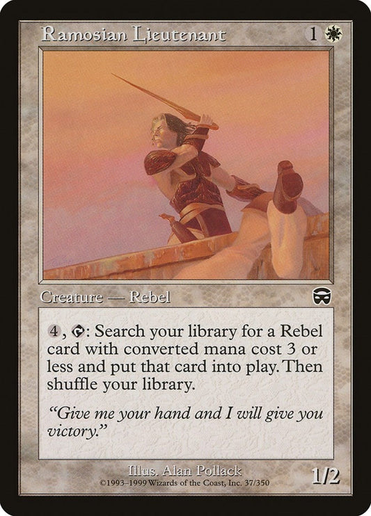 Image for Ramosian Lieutenant (37) (Mercadian Masques) - Magic: The Gathering