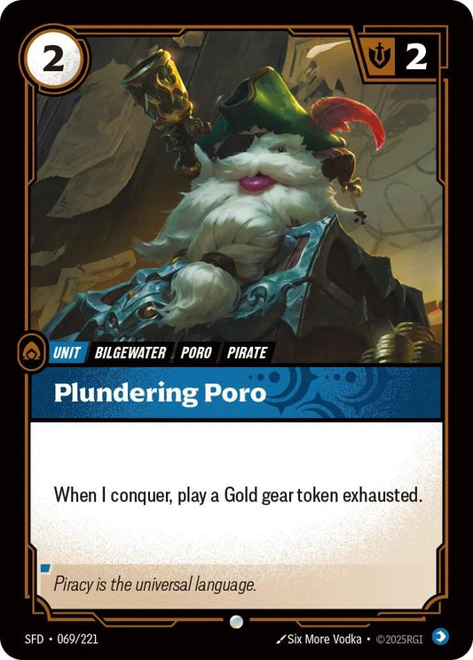 Image for Plundering Poro (069/221) (Spiritforged) - Riftbound: League of Legends Trading Card Game
