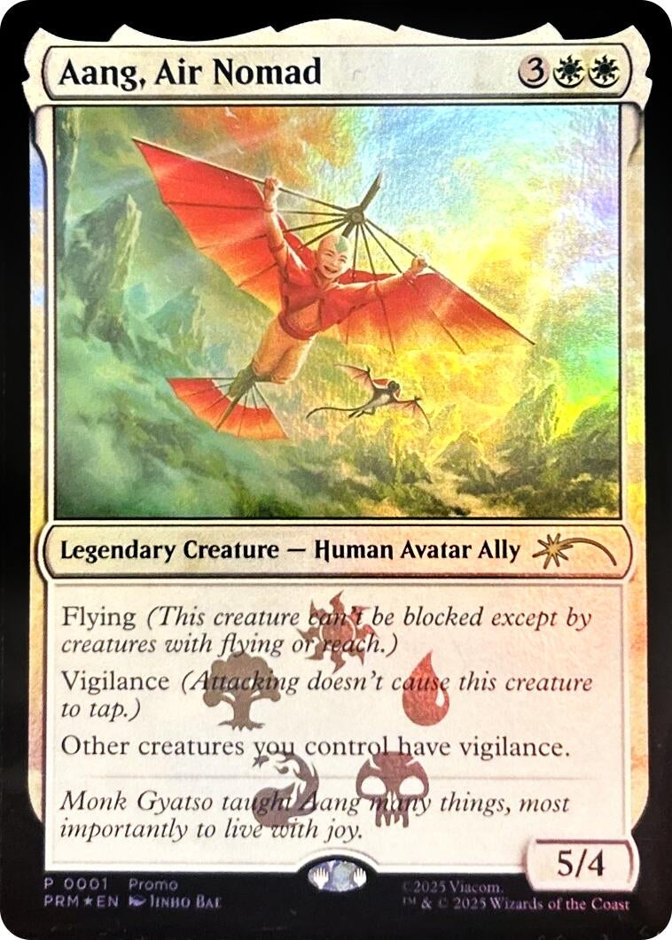 Image for Aang, Air Nomad (1) (Media Promos) - Magic: The Gathering