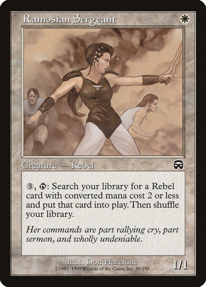 Image for Ramosian Sergeant (39) (Mercadian Masques) - Magic: The Gathering