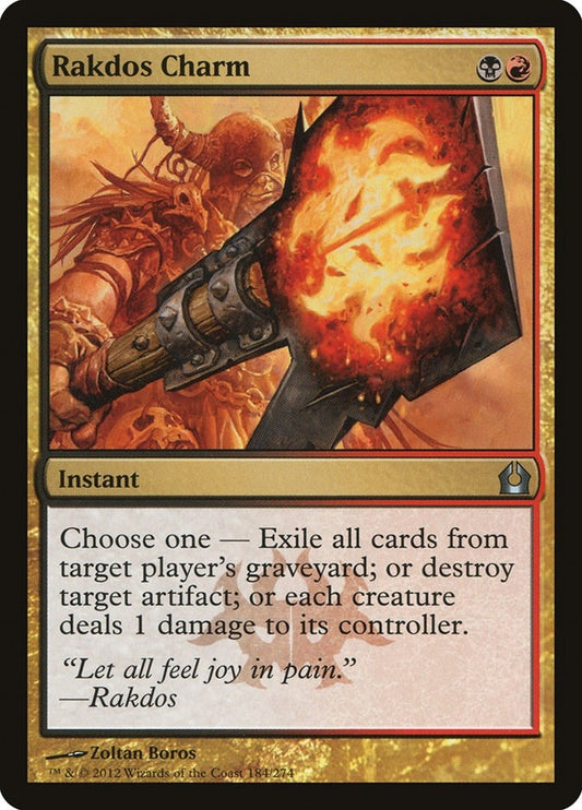 Image for Rakdos Charm (184) (Return to Ravnica) - Magic: The Gathering