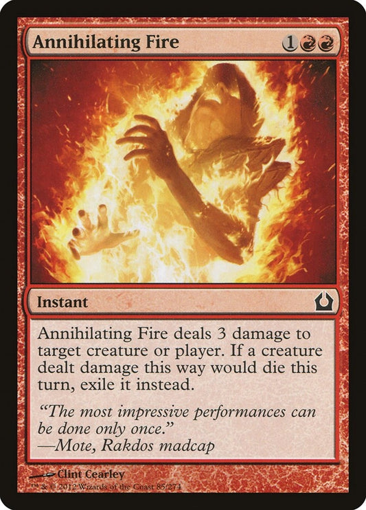 Image for Annihilating Fire (85) (Return to Ravnica) - Magic: The Gathering