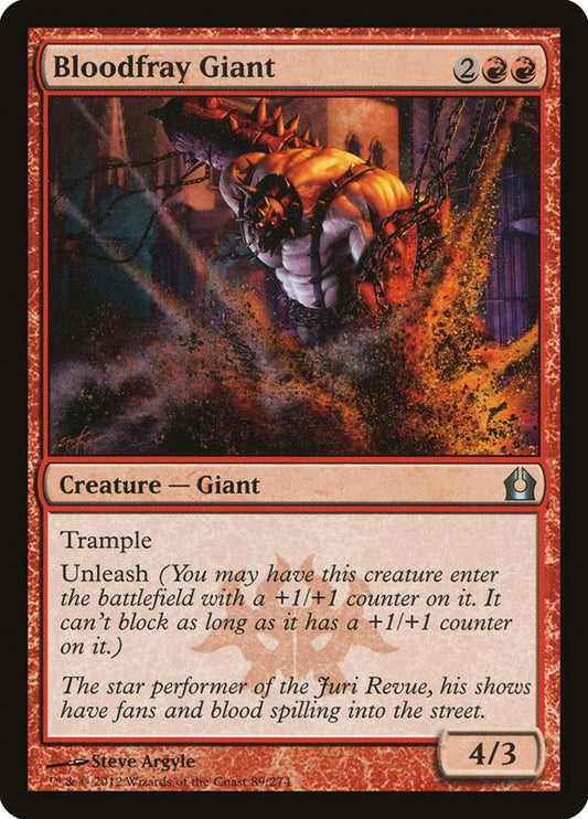 Image for Bloodfray Giant (89) (Return to Ravnica) - Magic: The Gathering