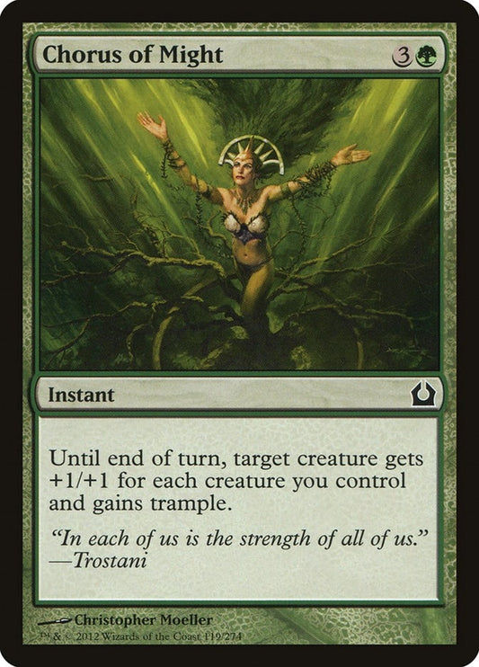 Image for Chorus of Might (119) (Return to Ravnica) - Magic: The Gathering