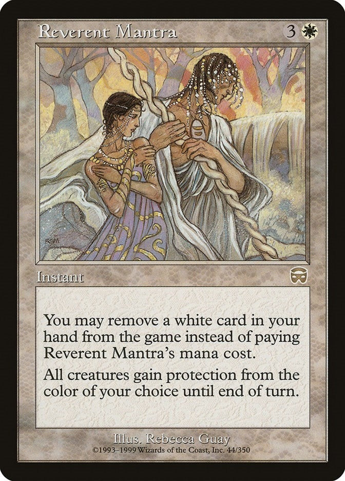 Image for Reverent Mantra (44) (Mercadian Masques) - Magic: The Gathering