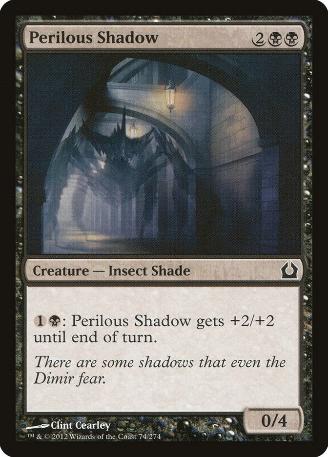 Image for Perilous Shadow (74) (Return to Ravnica) - Magic: The Gathering