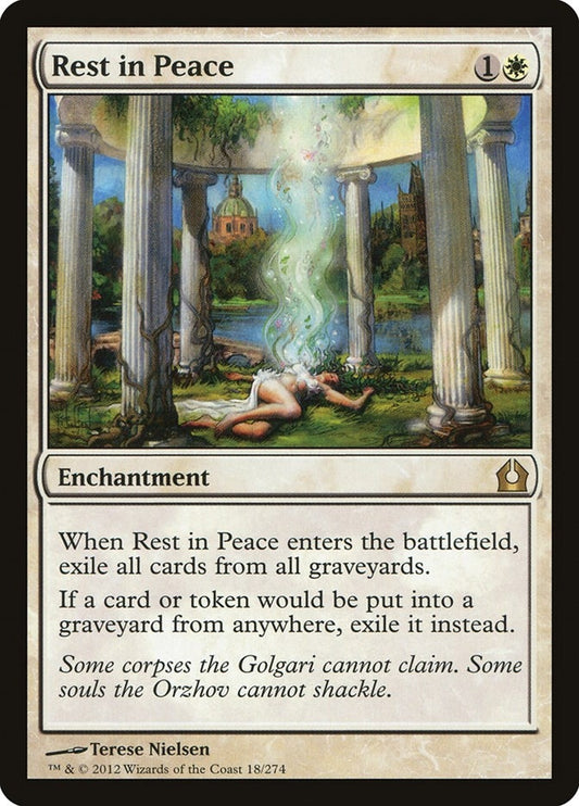 Image for Rest in Peace (18) (Return to Ravnica) - Magic: The Gathering