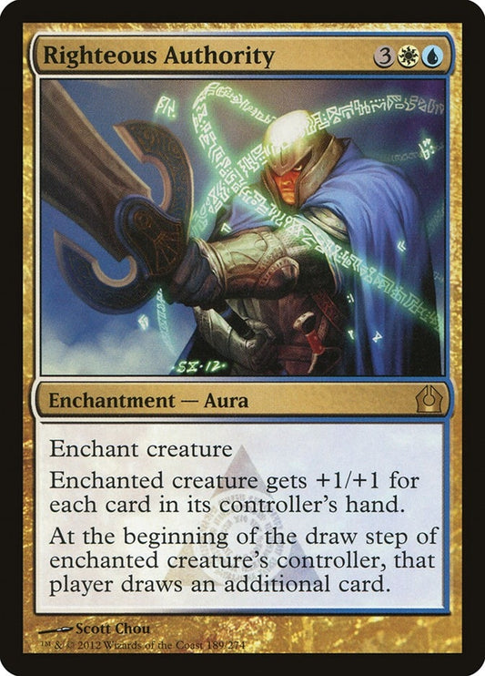 Image for Righteous Authority (189) (Return to Ravnica) - Magic: The Gathering