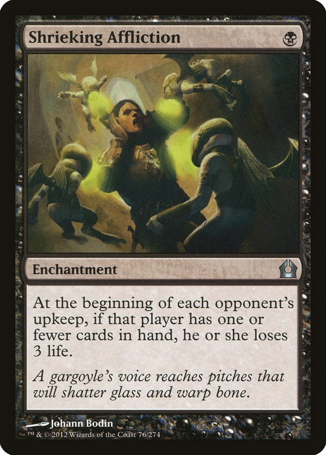 Image for Shrieking Affliction (76) (Return to Ravnica) - Magic: The Gathering