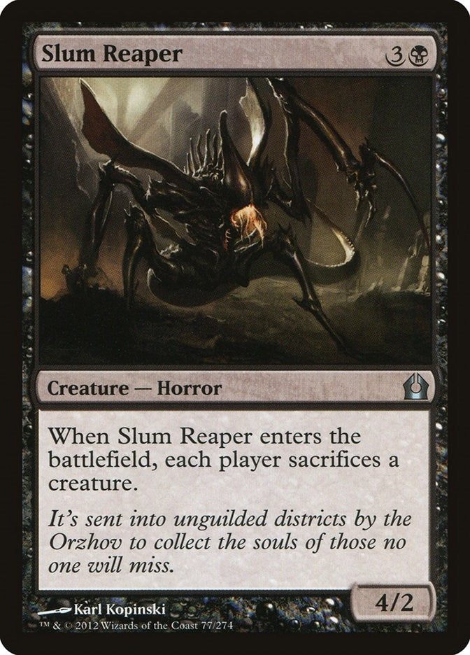 Image for Slum Reaper (77) (Return to Ravnica) - Magic: The Gathering