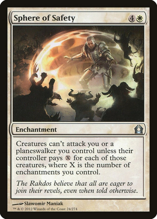 Image for Sphere of Safety (24) (Return to Ravnica) - Magic: The Gathering