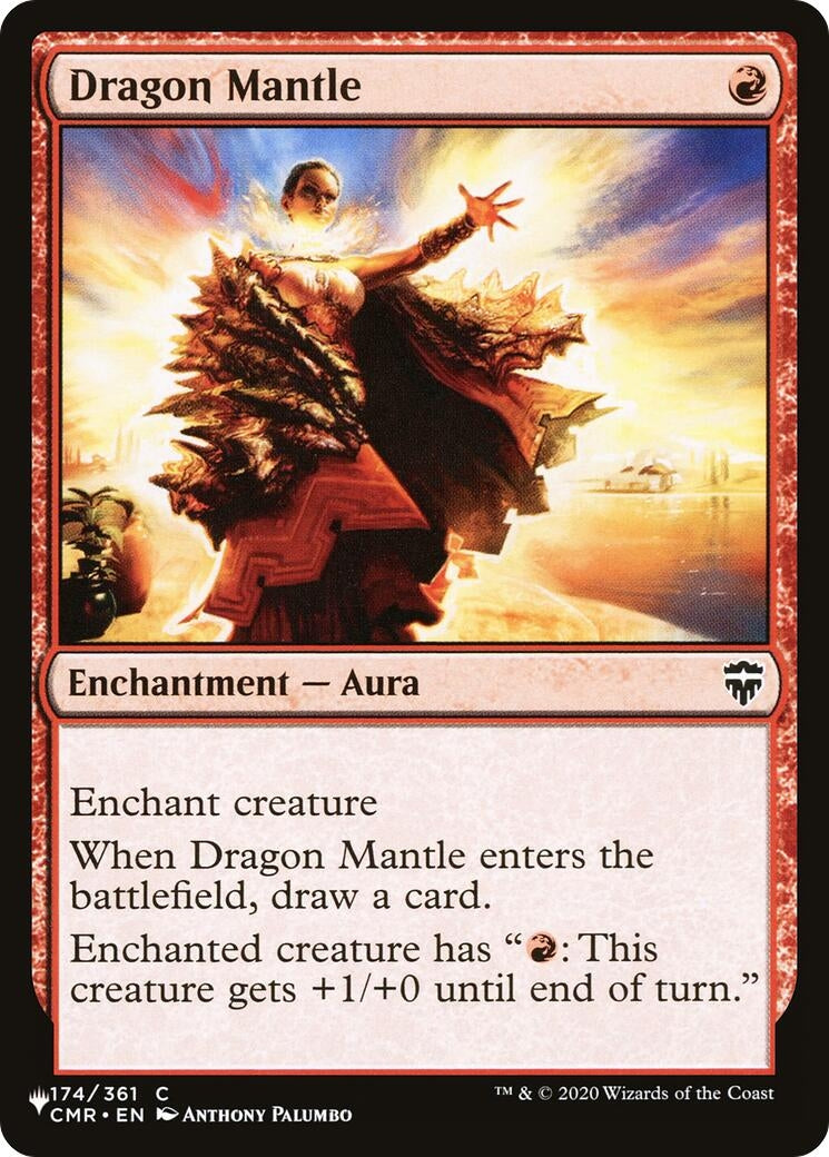 Image for Dragon Mantle (174) (The List Reprints) - Magic: The Gathering