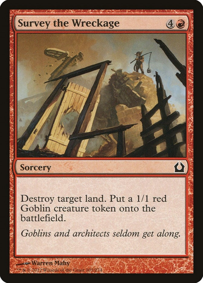Image for Survey the Wreckage (107) (Return to Ravnica) - Magic: The Gathering