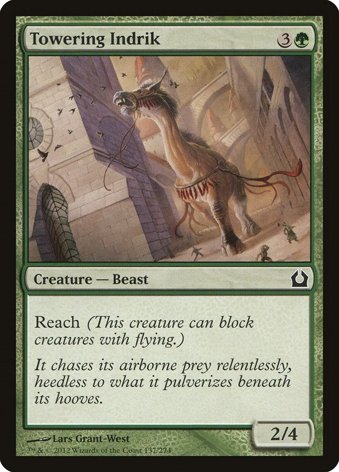 Image for Towering Indrik (137) (Return to Ravnica) - Magic: The Gathering