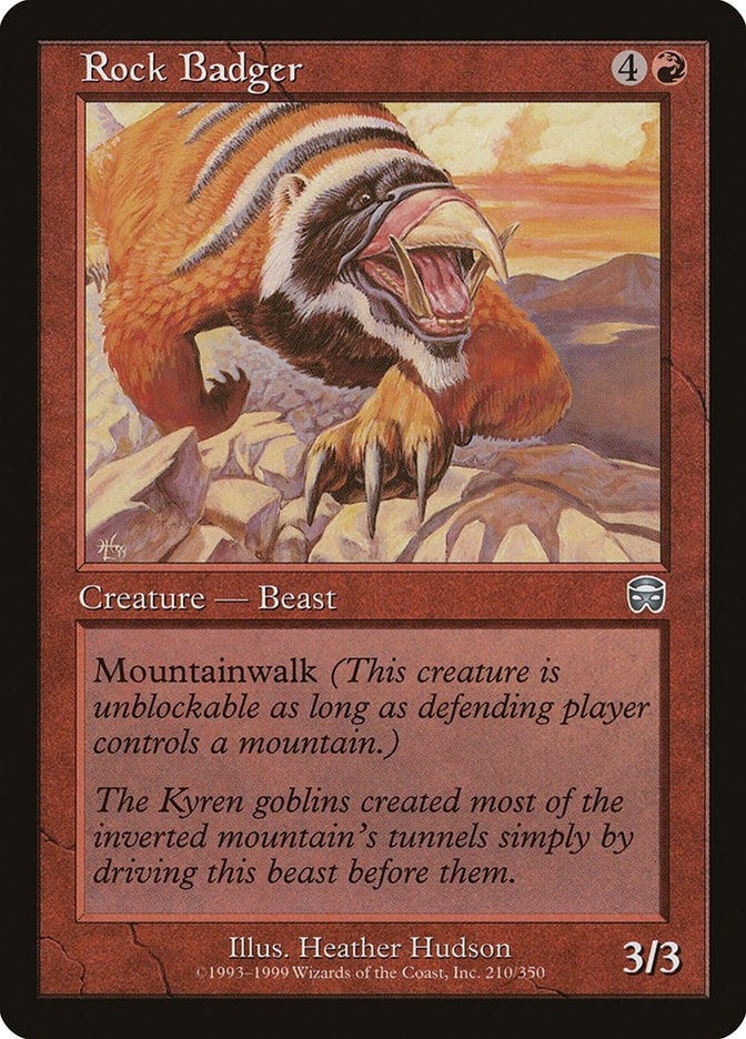 Image for Rock Badger (210) (Mercadian Masques) - Magic: The Gathering