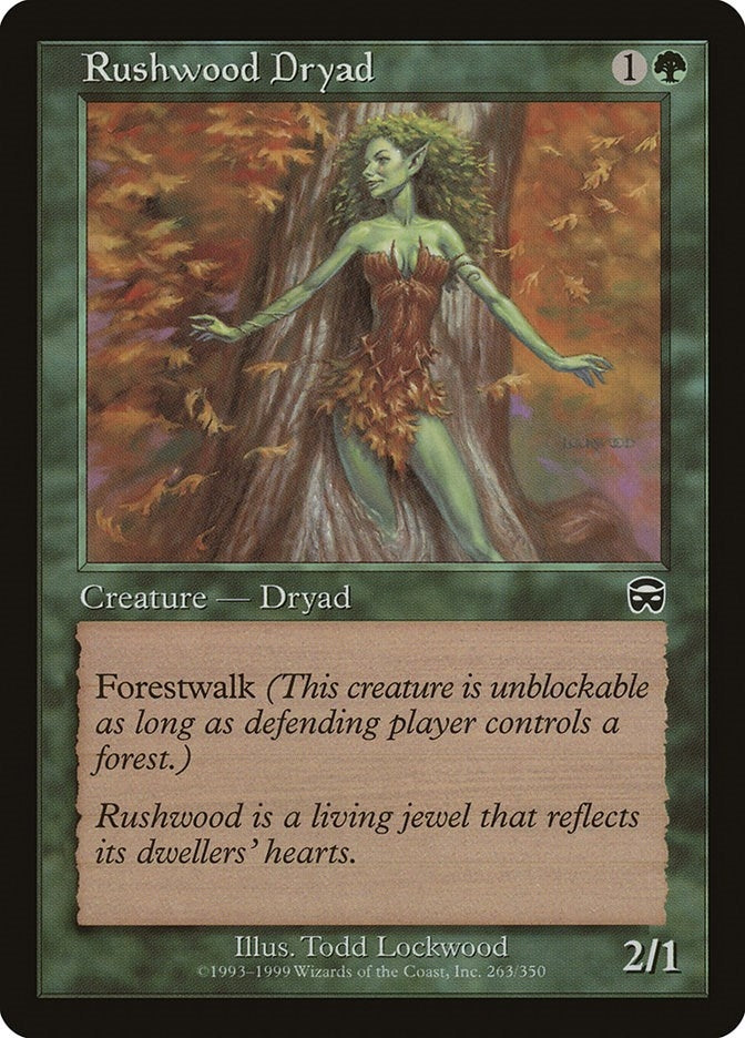 Image for Rushwood Dryad (263) (Mercadian Masques) - Magic: The Gathering