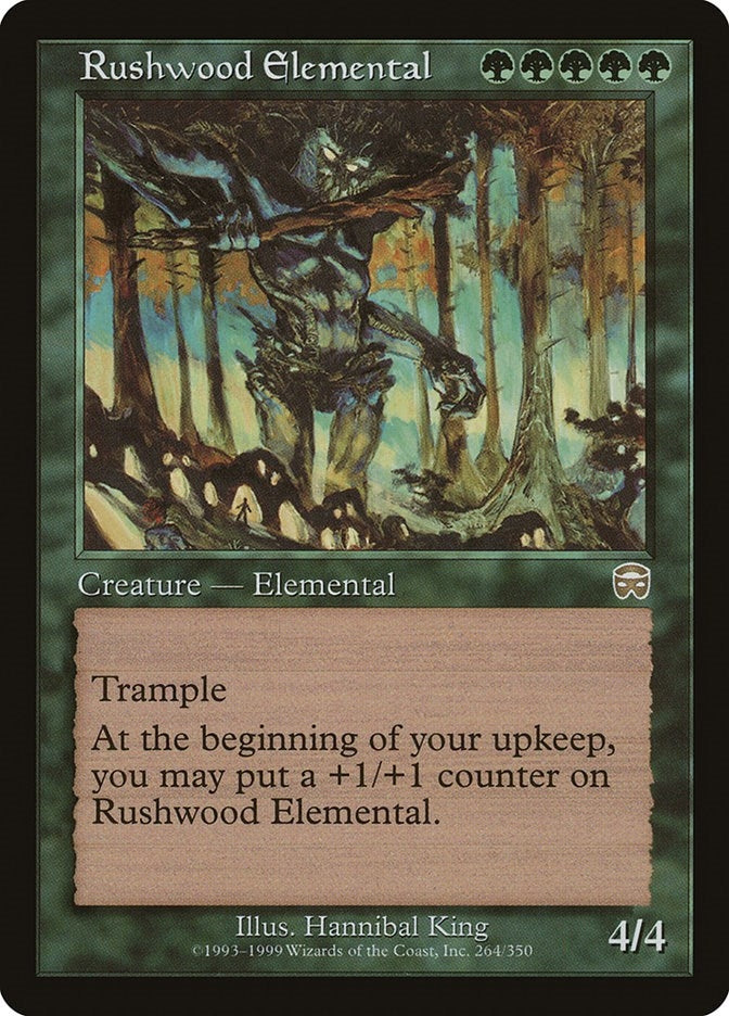 Image for Rushwood Elemental (264) (Mercadian Masques) - Magic: The Gathering