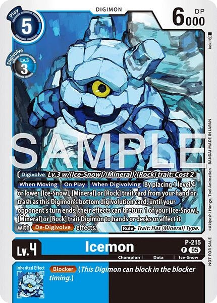 Image for Icemon (Official Store Tournament 2026 Vol. 1) (P-215 P) - Digimon Card Game