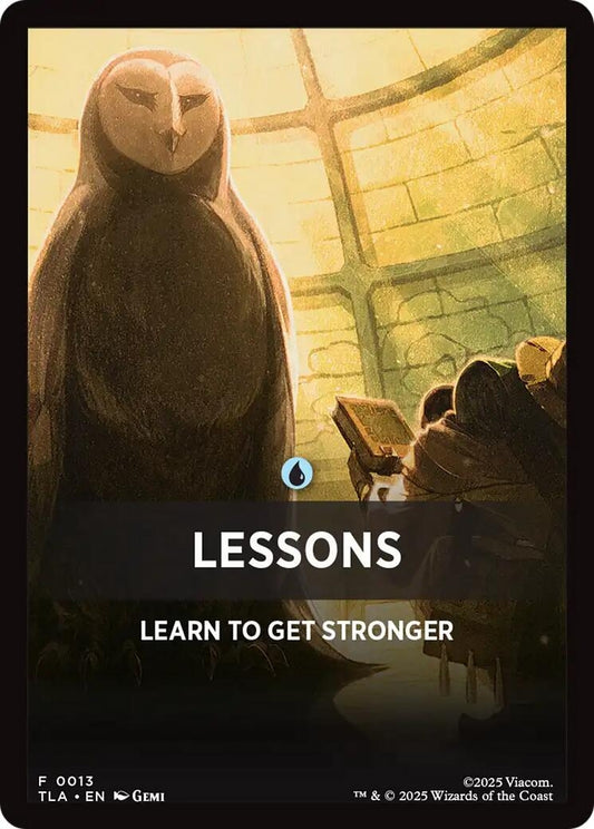 Image for Lessons Theme Card (13) (Avatar: The Last Airbender) - Magic: The Gathering