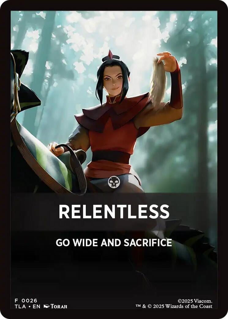 Image for Relentless Theme Card (26) (Avatar: The Last Airbender) - Magic: The Gathering